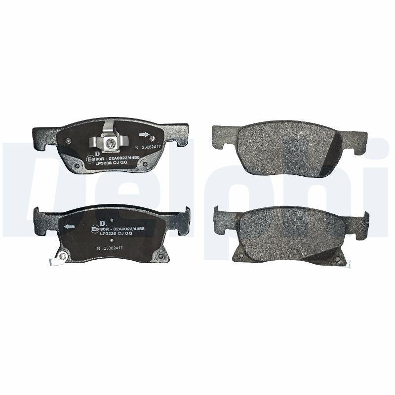 Kit de plaquettes de frein, frein à disque DELPHI LP3238