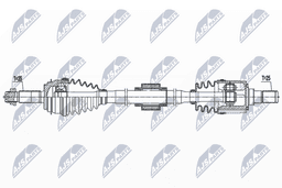Arbre de transmission NTY NPW-KA-398