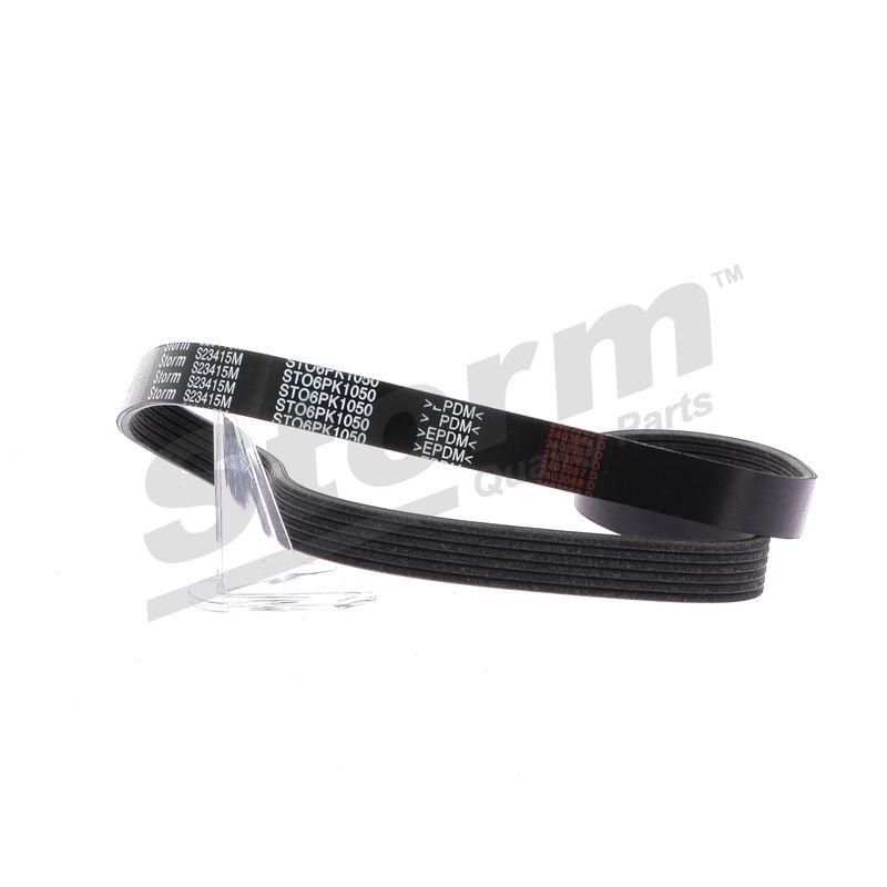 Courroie trapézoïdale à nervures STORM QUALITY PARTS STO6PK1050