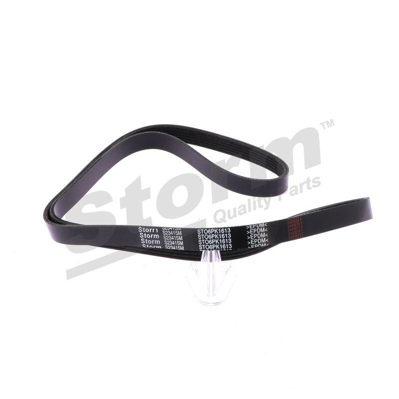Courroie trapézoïdale à nervures STORM QUALITY PARTS STO6PK1613