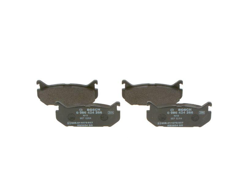 Kit de plaquettes de frein, frein à disque BOSCH 0986424266