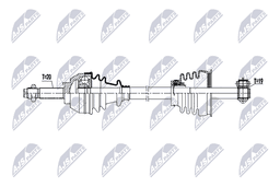 Arbre de transmission NTY NPW-FT-107