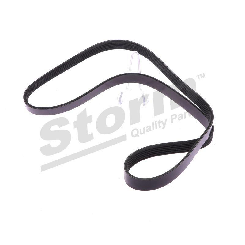 Courroie trapézoïdale à nervures STORM QUALITY PARTS STO6PK1125