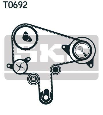 Pompe à eau + kit de courroie crantée SKF VKMC 94920-1