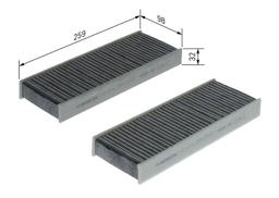 Filtre, air de l'habitacle BOSCH 1987435525