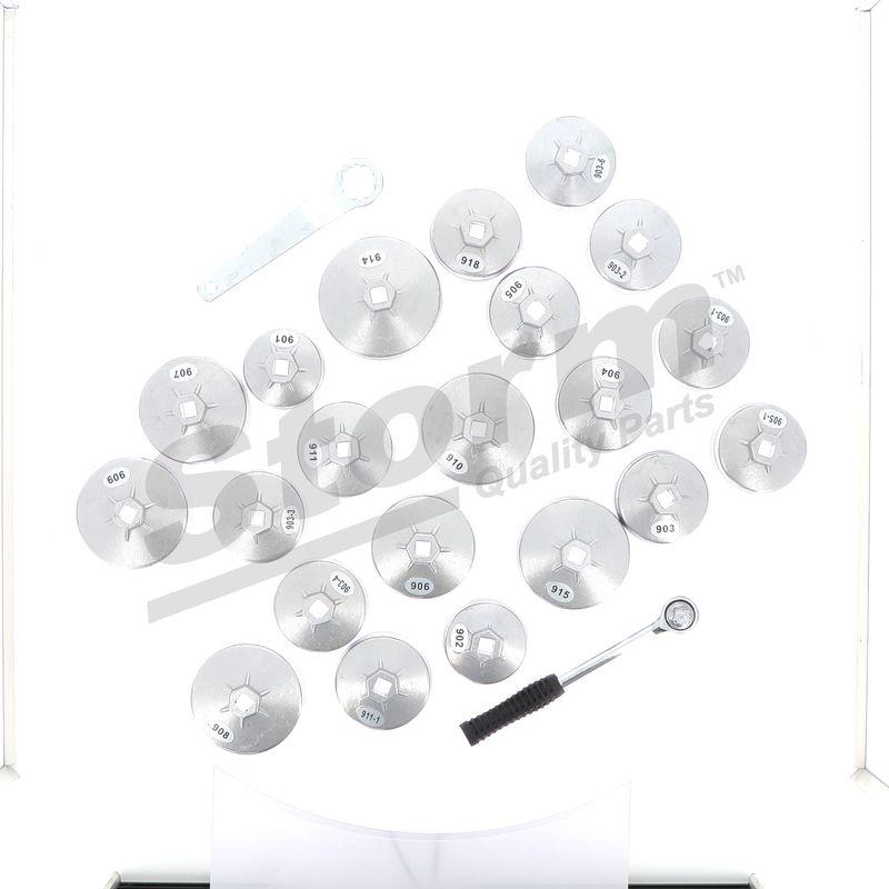 Kit clé coiffe pour filtre à huile STORM QUALITY PARTS 555509