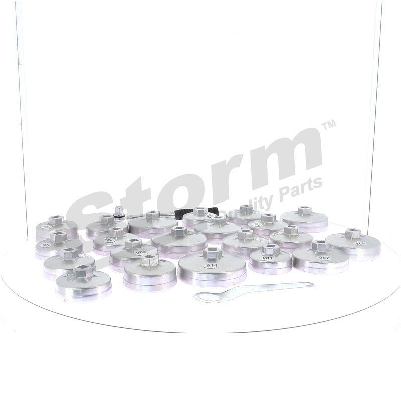 Kit clé coiffe pour filtre à huile STORM QUALITY PARTS 555509