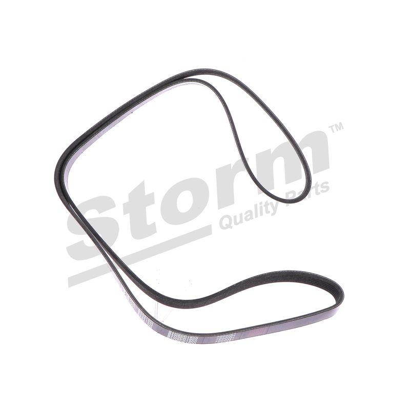 Courroie trapézoïdale à nervures STORM QUALITY PARTS STO6PK1600