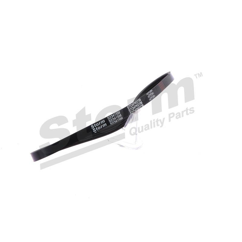 Courroie trapézoïdale à nervures STORM QUALITY PARTS STO4PK0738