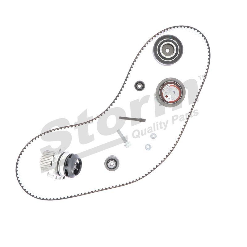 Pompe à eau + kit de courroie crantée STORM QUALITY PARTS 5550791KP