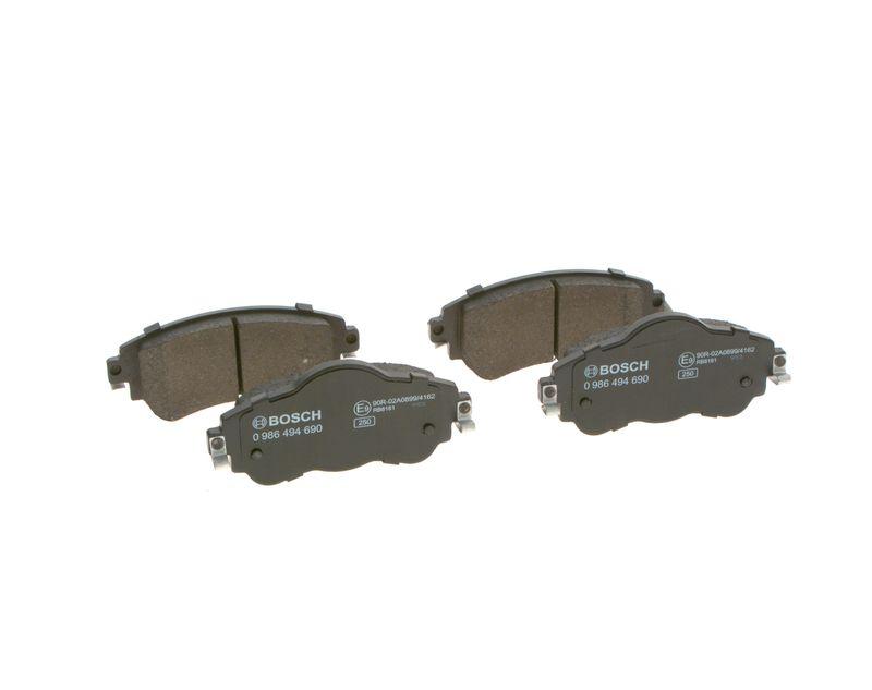 Kit de plaquettes de frein, frein à disque BOSCH 0 986 494 690
