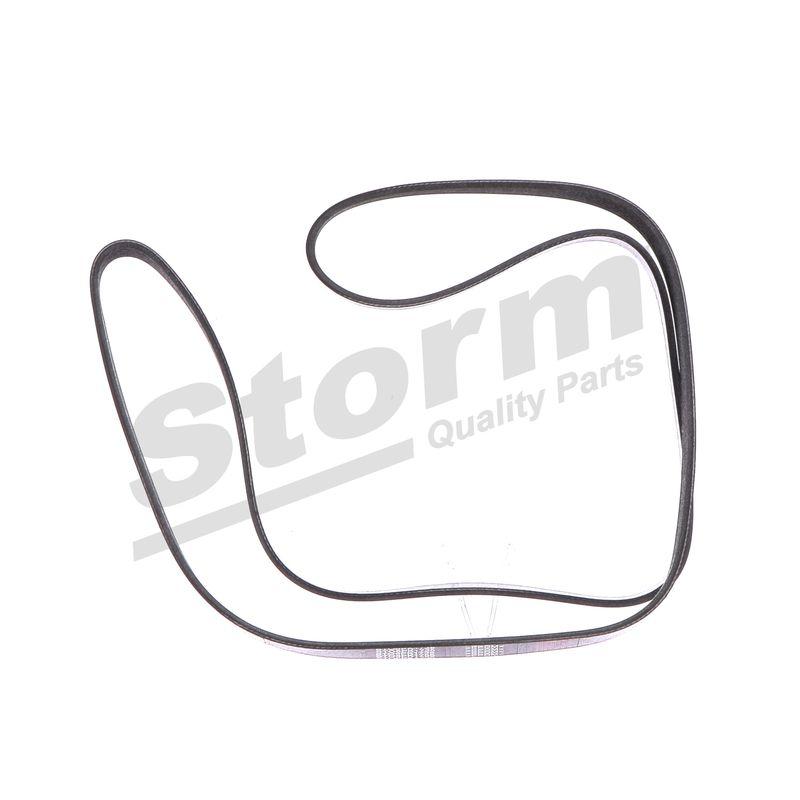 Courroie trapézoïdale à nervures STORM QUALITY PARTS STO6PK1735