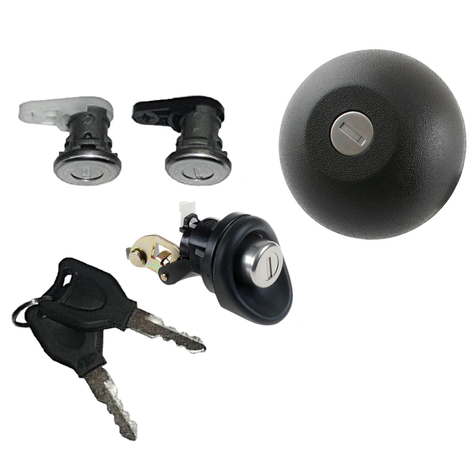 Kit serrures porte coffre bouchon carburant pour Twingo I PARTSLINE SC17925