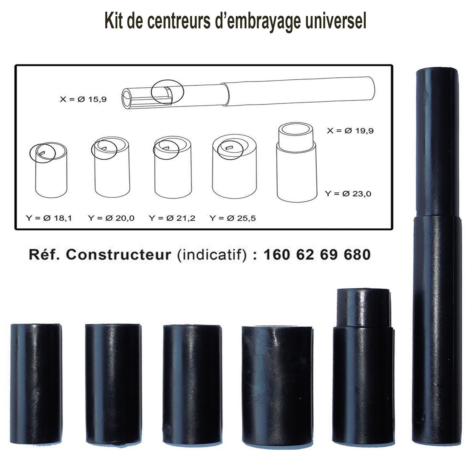 Centreur embrayage universel kit 6 pieces PARTSLINE SC17930