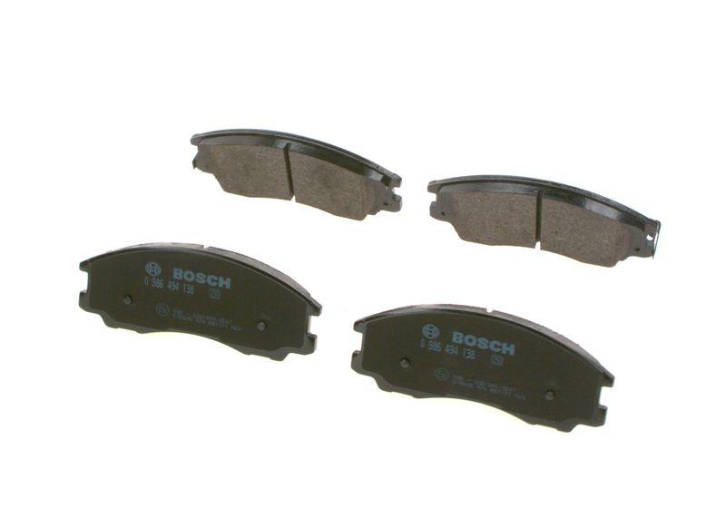 Kit de plaquettes de frein, frein à disque BOSCH 0 986 494 138