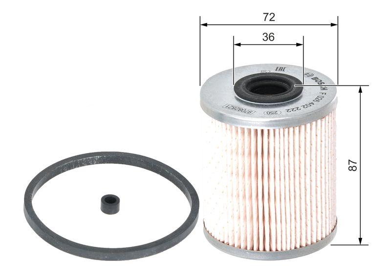 Filtre à carburant BOSCH F026402222