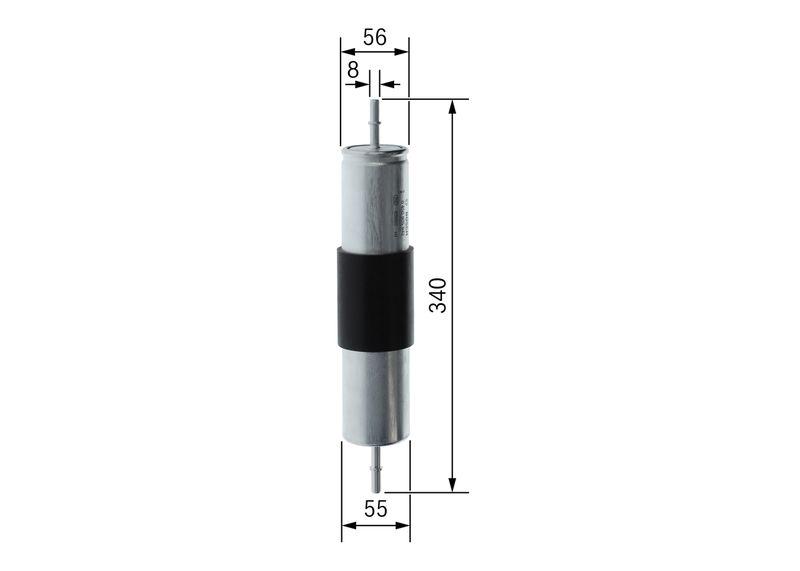 Filtre à carburant BOSCH 0 450 905 942