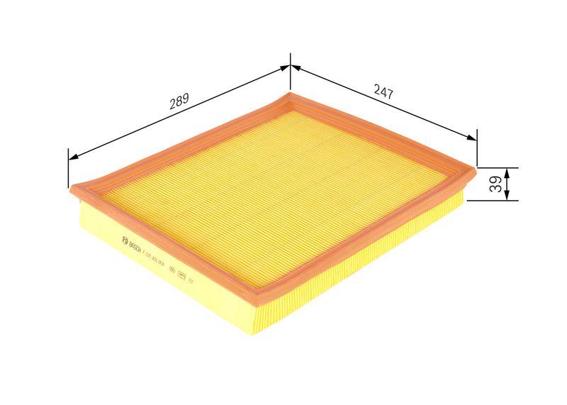 Filtre à air BOSCH F 026 400 004
