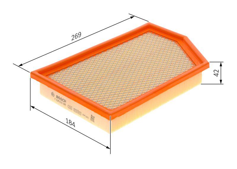 Filtre à air BOSCH F 026 400 586