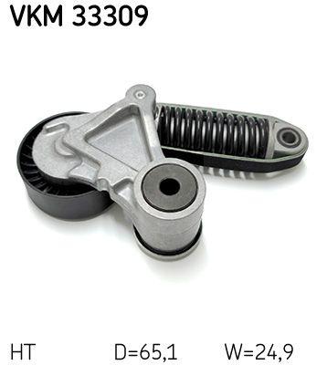 Tendeur de courroie, courroie trapézoïdale à nervures SKF VKM 33309
