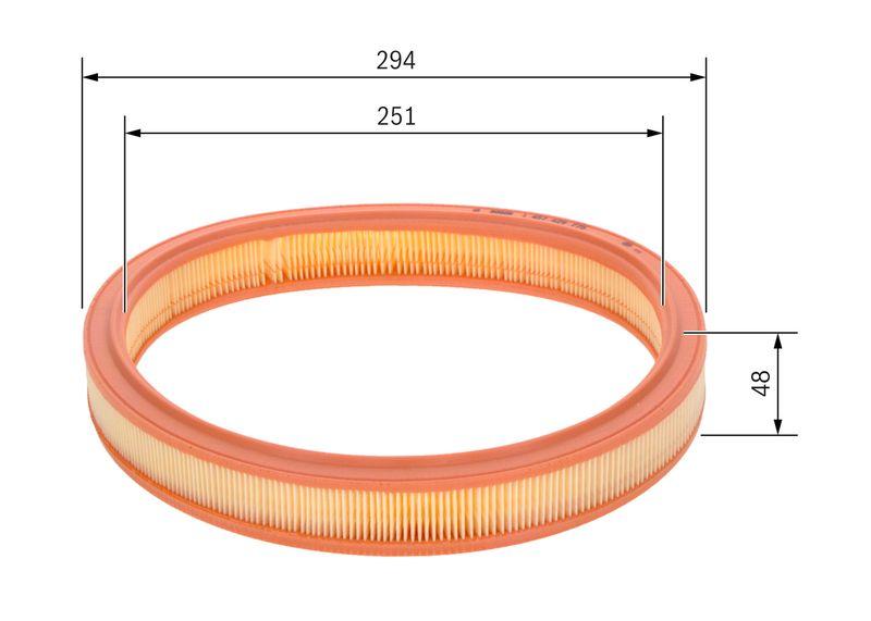 Filtre à air BOSCH 1457429775