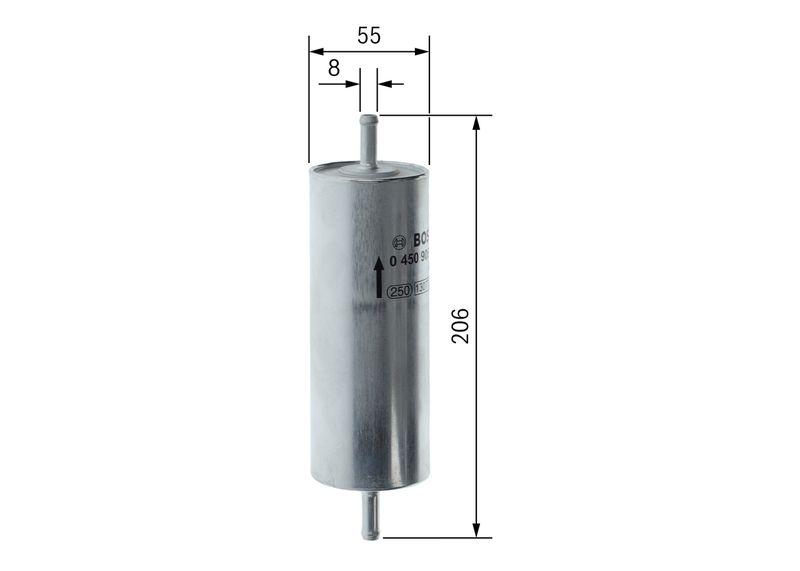 Filtre à carburant BOSCH 0 450 905 901