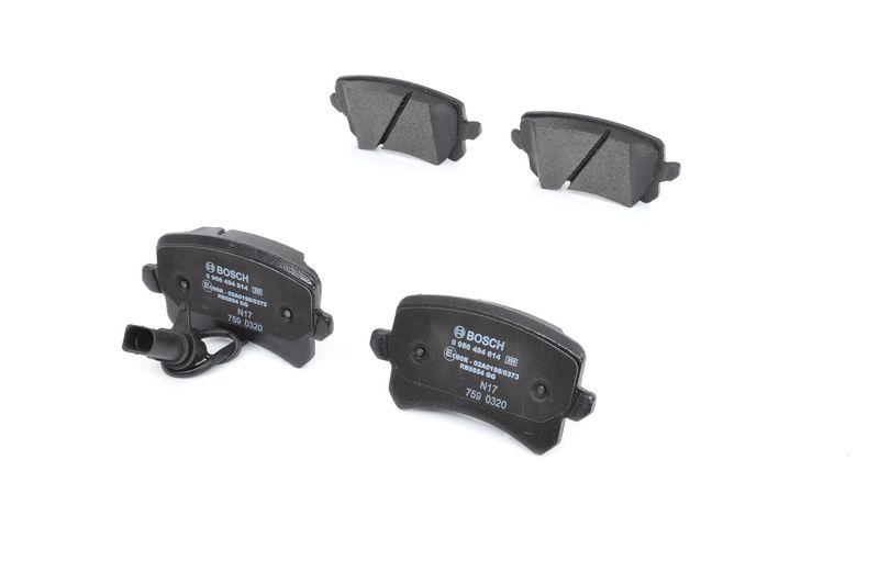 Kit de plaquettes de frein, frein à disque BOSCH 0 986 494 814