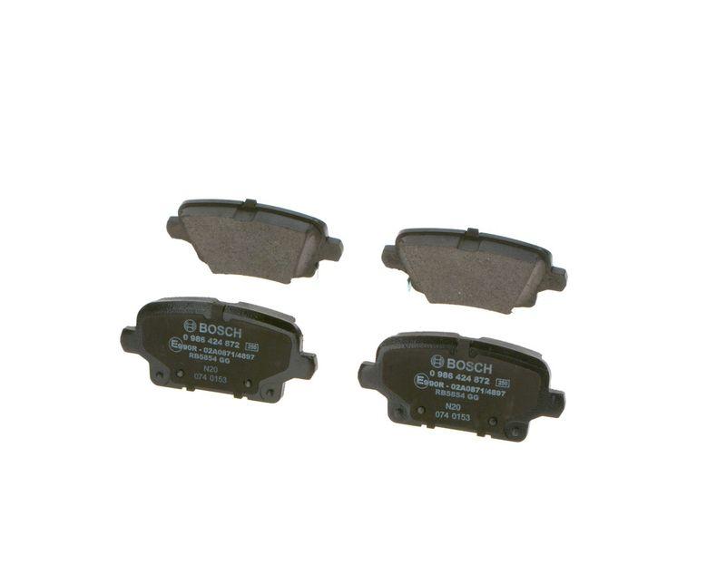 Kit de plaquettes de frein, frein à disque BOSCH 0 986 424 872