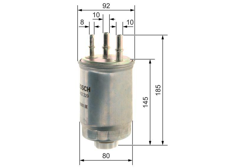 Filtre à carburant BOSCH F 026 402 229