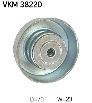 Tendeur de courroie, courroie trapézoïdale à nervures SKF VKM 38220