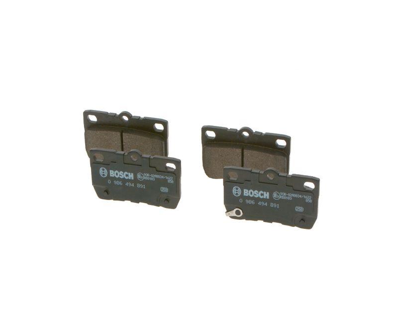 Kit de plaquettes de frein, frein à disque BOSCH 0 986 494 891