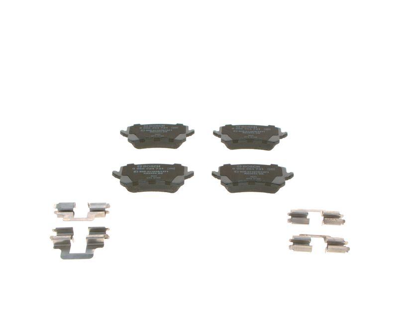 Kit de plaquettes de frein, frein à disque BOSCH 0 986 494 731