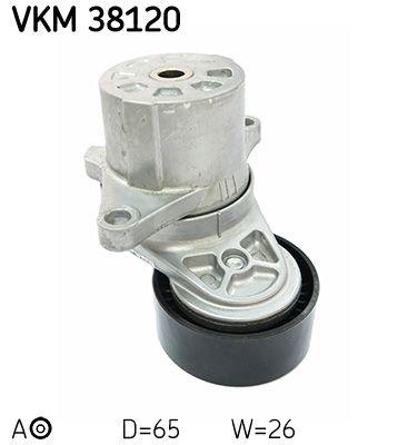 Tendeur de courroie, courroie trapézoïdale à nervures SKF VKM 38120