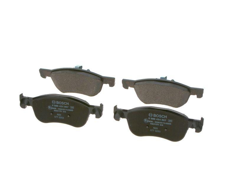 Kit de plaquettes de frein, frein à disque BOSCH 0 986 424 867