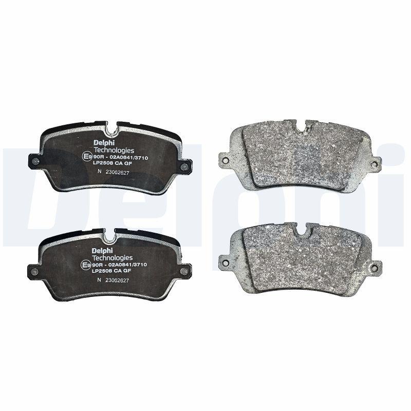 Kit de plaquettes de frein, frein à disque DELPHI LP2508