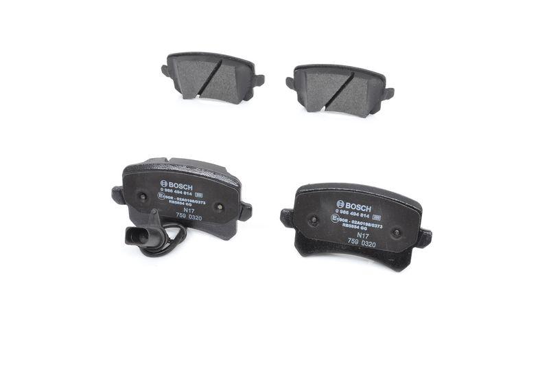 Kit de plaquettes de frein, frein à disque BOSCH 0 986 494 814