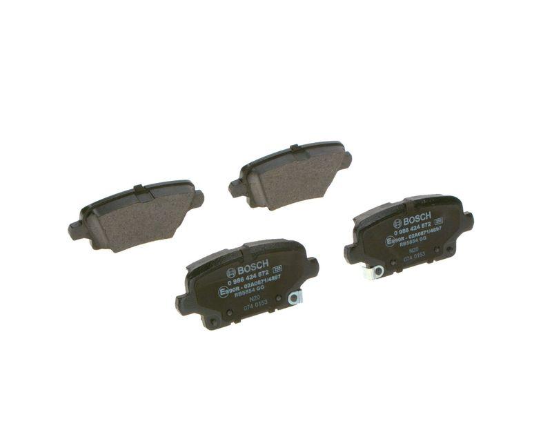 Kit de plaquettes de frein, frein à disque BOSCH 0 986 424 872