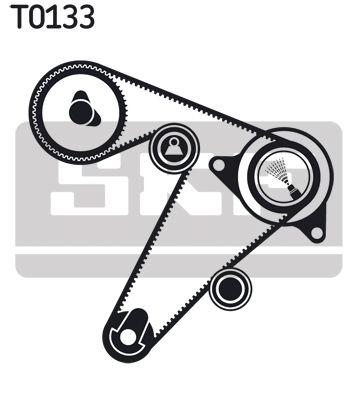 Pompe à eau + kit de courroie crantée SKF VKMC 06501