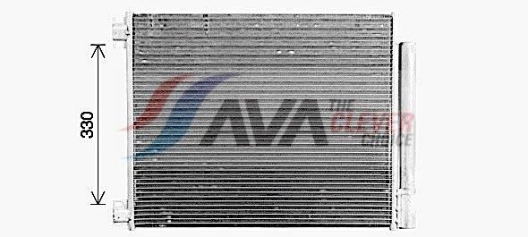 Condenseur, climatisation AVA QUALITY COOLING RT5653D