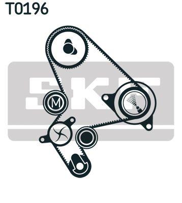 Pompe à eau + kit de courroie crantée SKF VKMC 03265