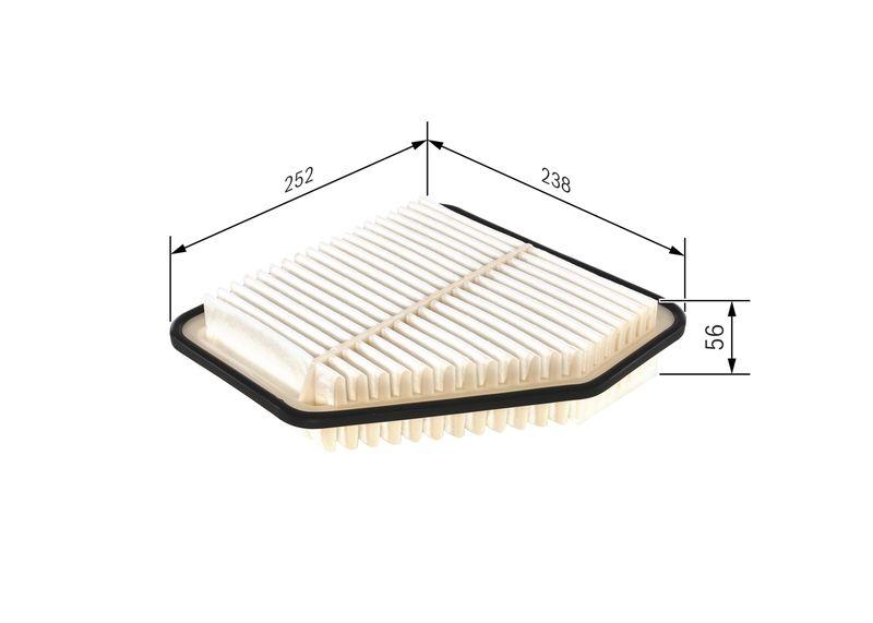 Filtre à air BOSCH F 026 400 188