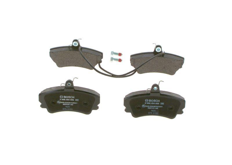 Kit de plaquettes de frein, frein à disque BOSCH 0 986 494 056