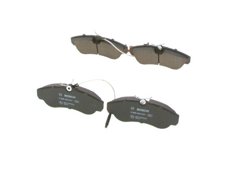 Kit de plaquettes de frein, frein à disque BOSCH 0 986 424 031