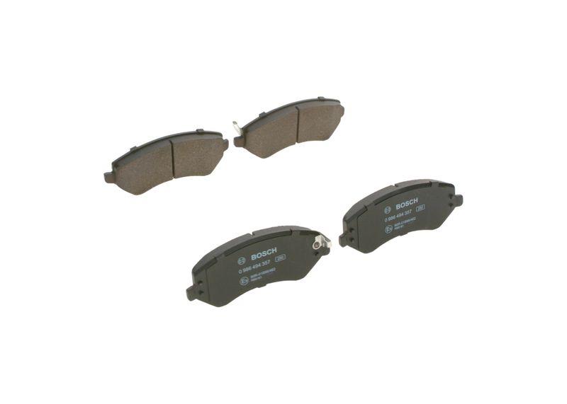 Kit de plaquettes de frein, frein à disque BOSCH 0 986 494 357