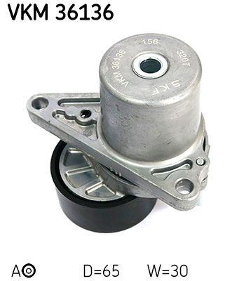 Tendeur de courroie, courroie trapézoïdale à nervures SKF VKM 36136