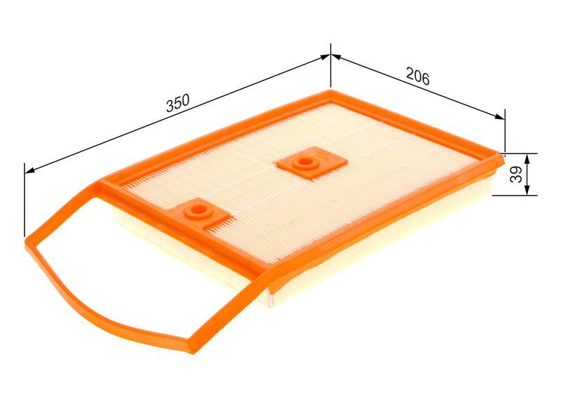 Filtre à air BOSCH F 026 400 543
