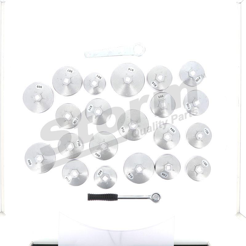 Kit clé coiffe pour filtre à huile STORM QUALITY PARTS 555509