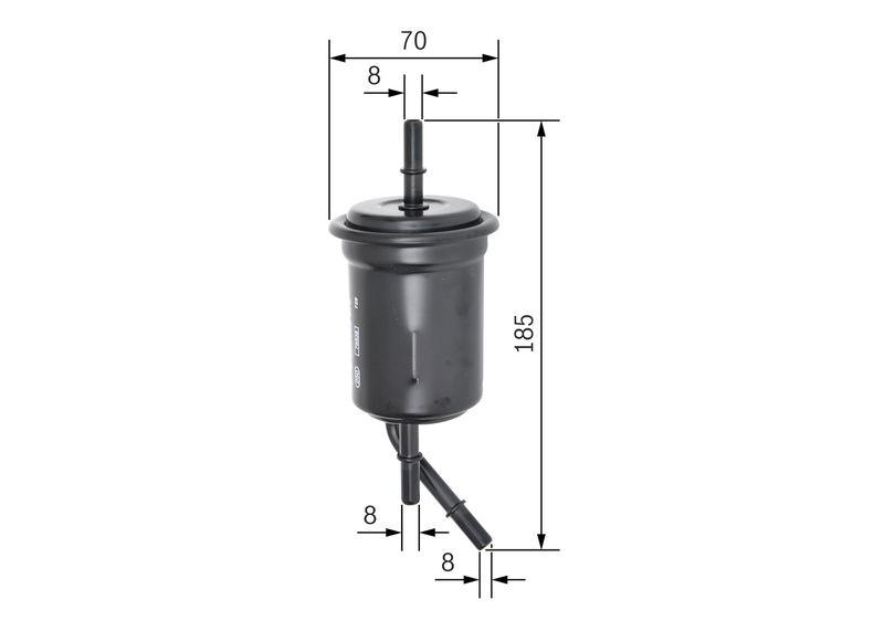 Filtre à carburant BOSCH 0 450 905 970