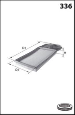 Filtre à air MECAFILTER ELP9192