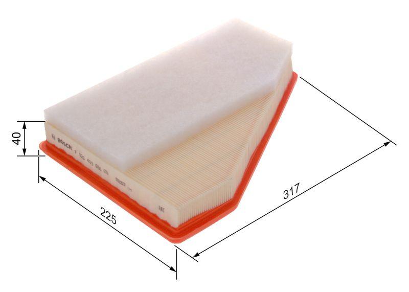 Filtre à air BOSCH F 026 400 656